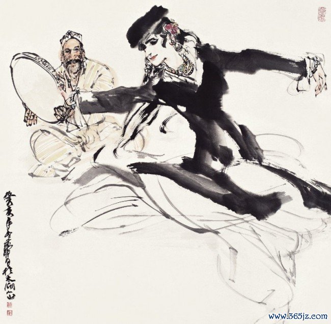 黄胄先生对我画图和训导的影响